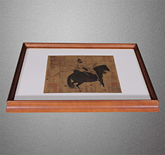 呼伦贝尔书画装裱配框服务案例